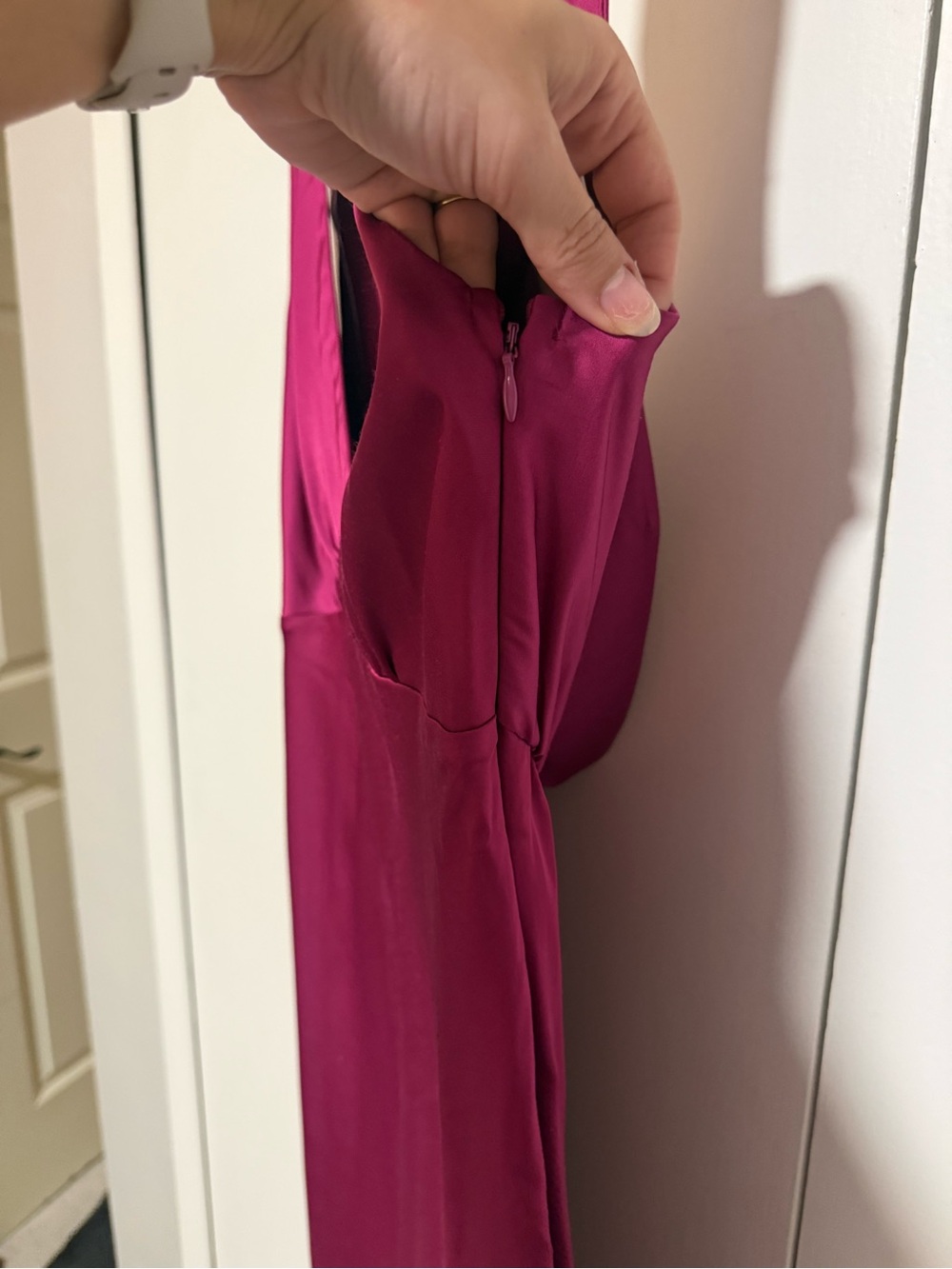 Abercrombie & Fitch Plunge Cowl Back Maxi Dress size medium - Picture 5 of 5